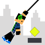 Pixel Rope: Endless Rope Swing