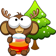Bubble Monkey Xmas
