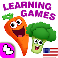 FUNNY FOOD 2! Educational Games for Kids Toddlers!