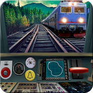 Train driving simulator