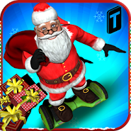 Hoverboard Rider 3D:Santa Xmas