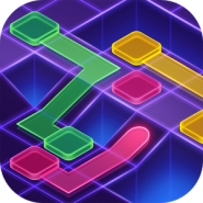 Flow Dots : Cyber Lines 3D